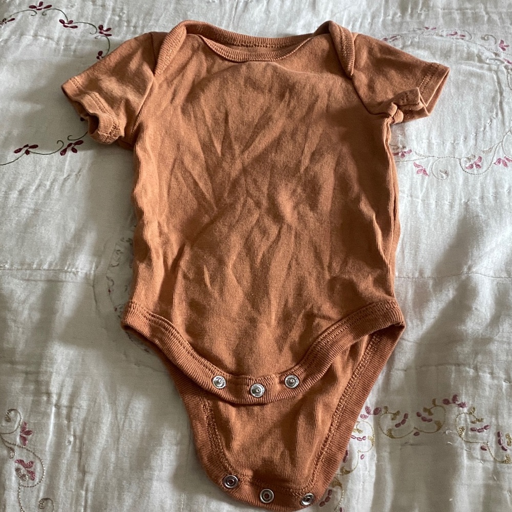 Okie Dokie Warm Brown Kids Bodysuit